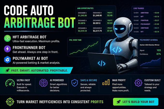 code crypto solana arbitrage bot hft volume bot dex triangular arbitrage bot
