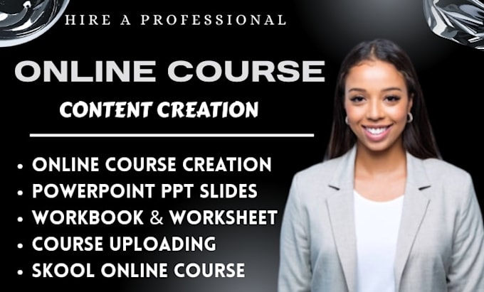 create online course content, ppt slide, workbook ecourse, lead magnet ai avatar