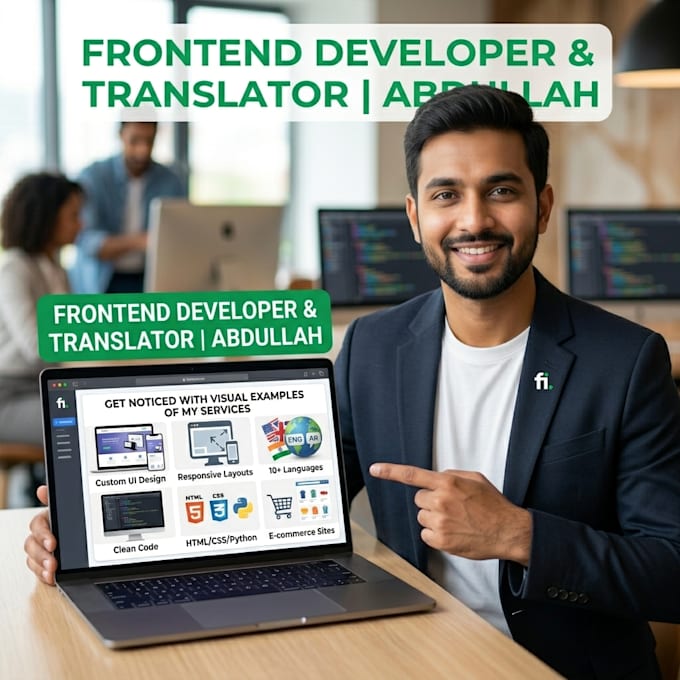 frontend web developer, html css javascript