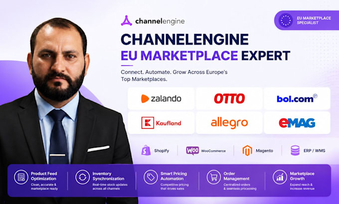 set up channelengine for bol allegro and eu marketplaces