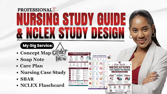do nursing study guide, presentation, nclex, medical journal,textbook for studen