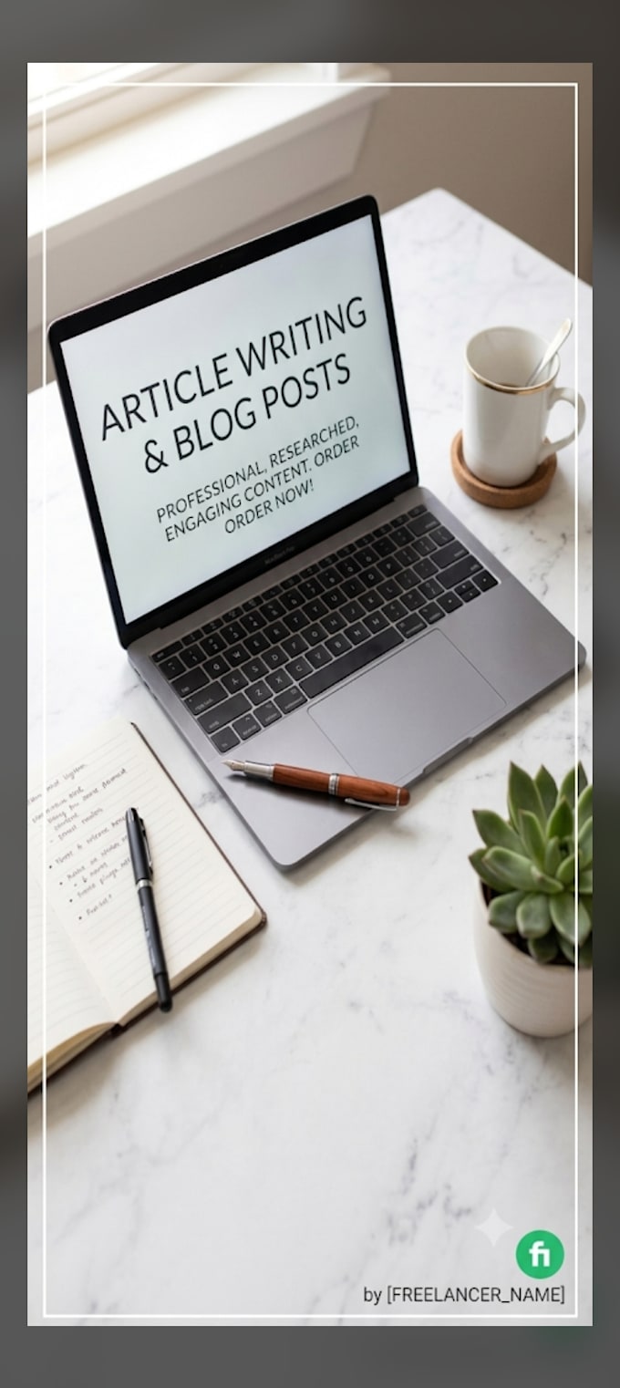write high quality articles