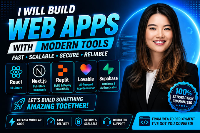 build ai web apps with replit, lovable, bolt and supabase