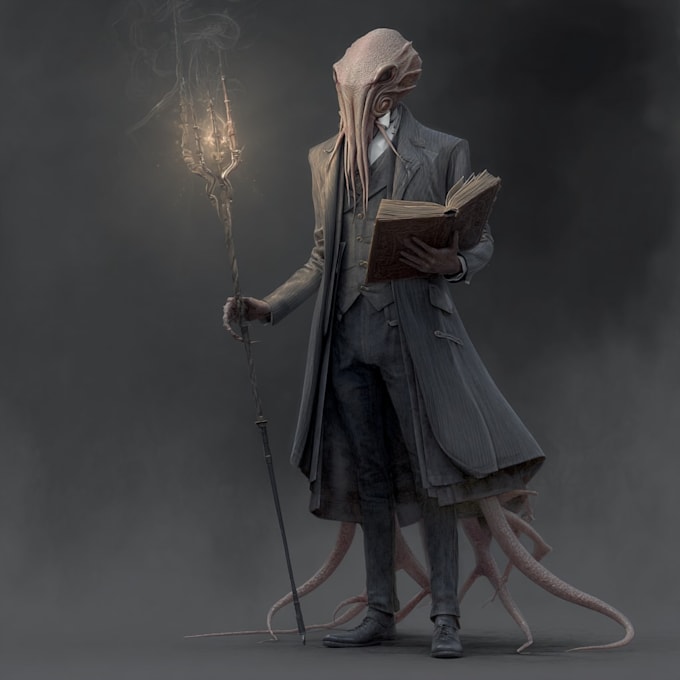 fantasy horror and fantasy horror character