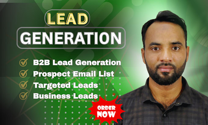 do targeted b2b lead generation, linkedin lead and email list building