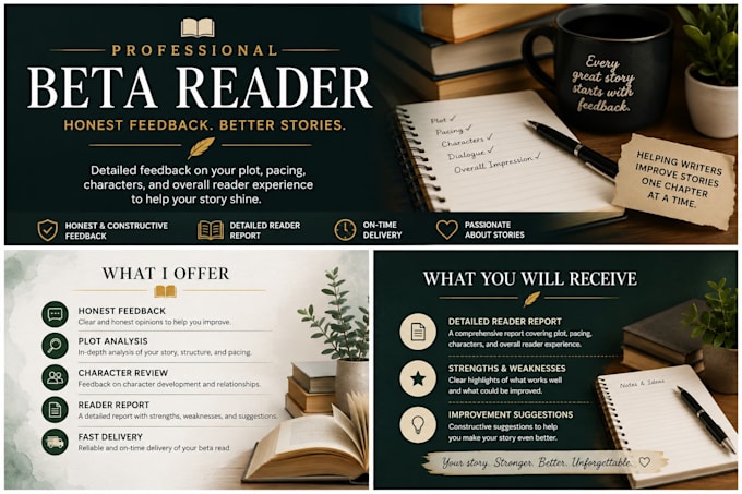 professional beta reader for honest story feedback