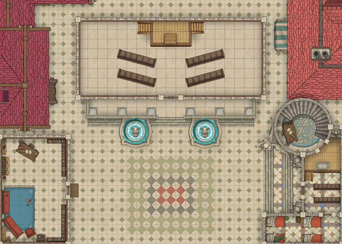 make a custom battle map for your tabletop rpg game