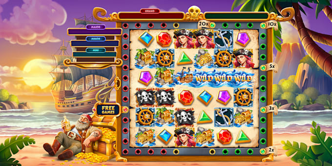 create professional slot game art