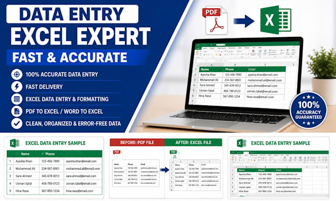 do fast and accurate in ms excel and word