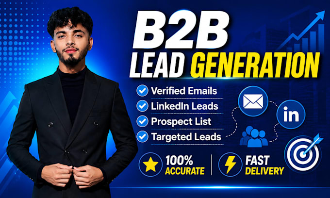 b2b lead generation and linkedin research