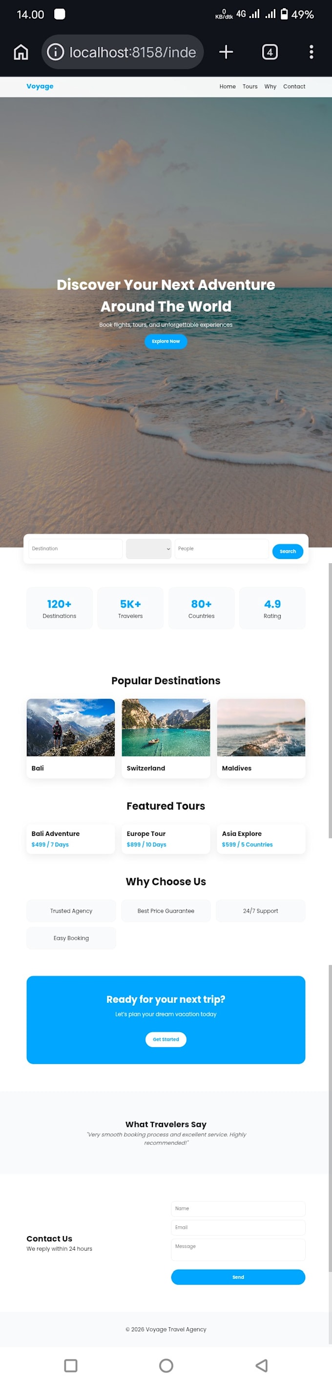 be a modern UI or UX based website builder