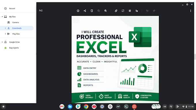 create professional excel dashboards, trackers and reports