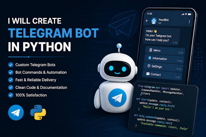 create a telegram bot in python