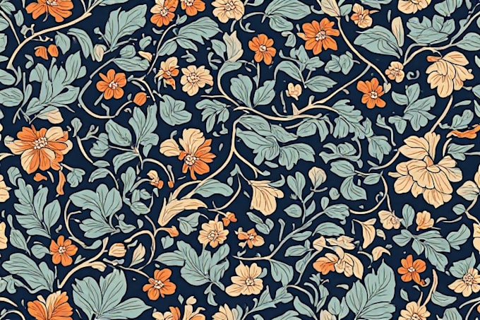 make seamless pattern textile design or monogram pattern