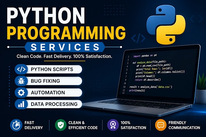 do python programming tasks, scripts, and bug fixing