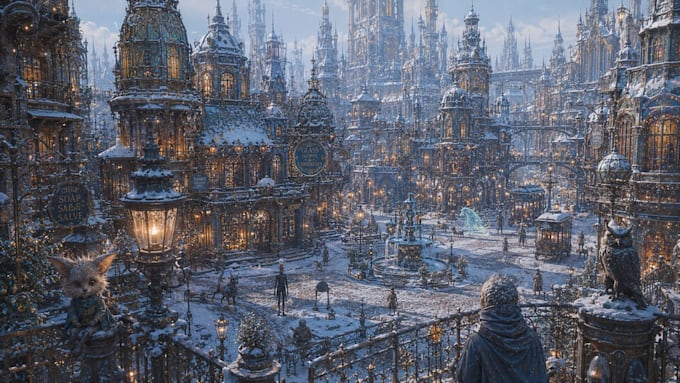 create a cinematic ai fantasy book trailer
