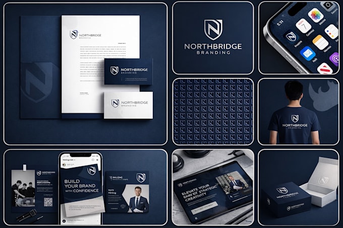 design your branding kit package, design a business logo, brand identity