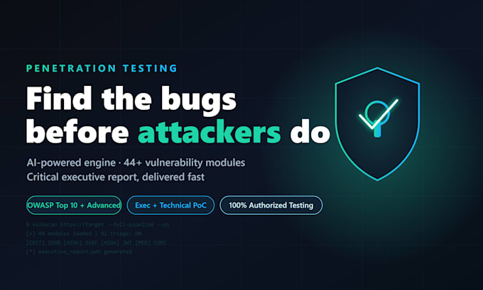 do professional penetration testing with a critical executive report