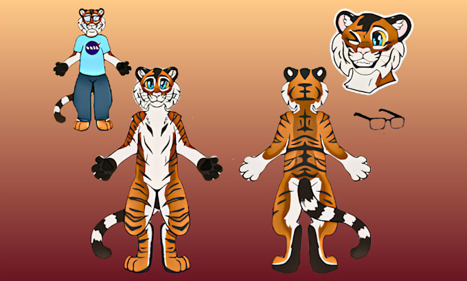 draw furry reference sheet kemono ref sheet protogen ref sheet vrchat ref sheet