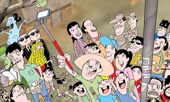 create fun cartoon comic illustrations for kids