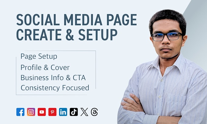 create and setup social media page