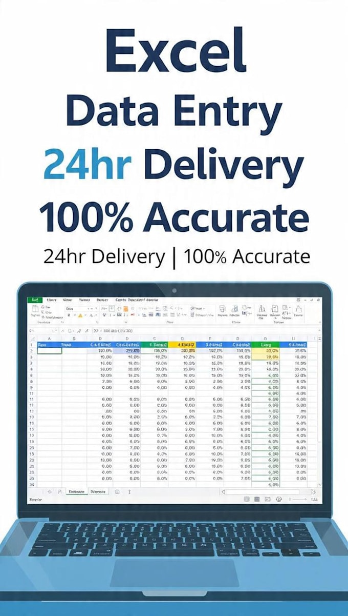 provide excel data entry, cleaning, and formatting services