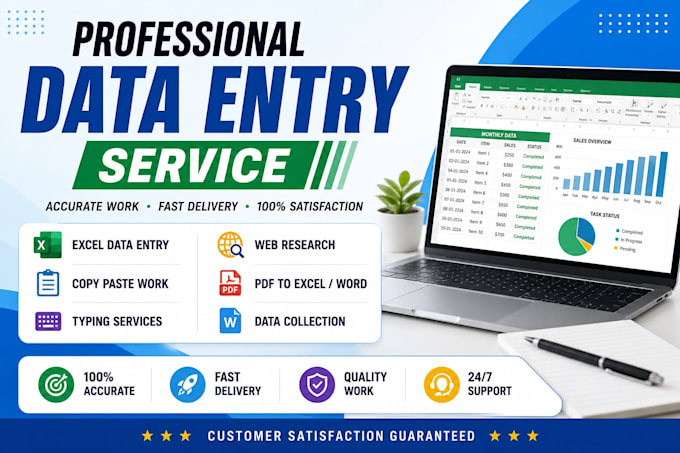 professional data entry and excel specialist