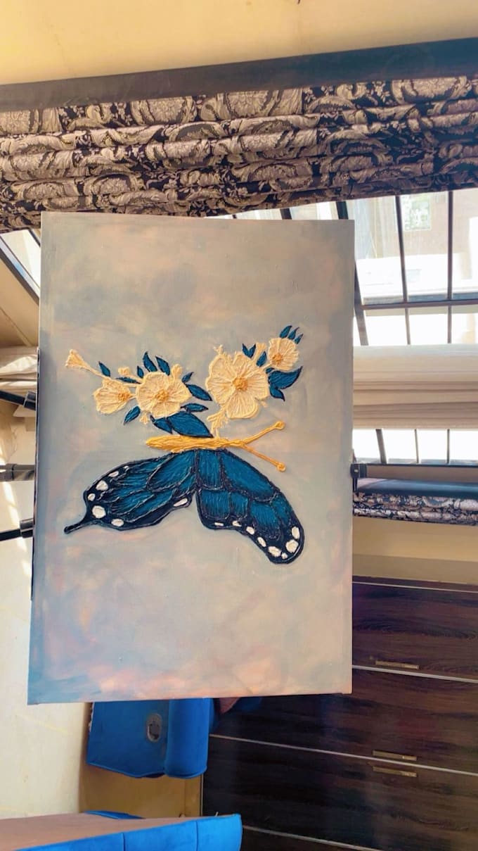 create custom hand painted canvas art and wall murals