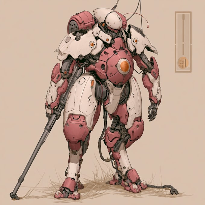 high quality robot, mecha concepts
