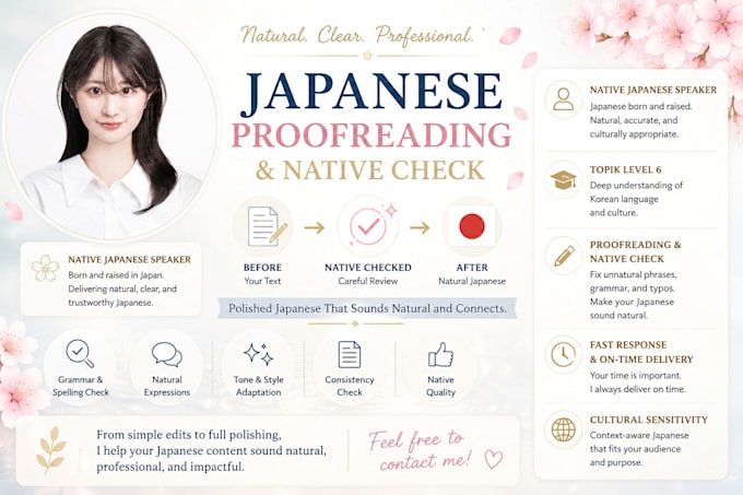 proofread and edit your japanese text manually