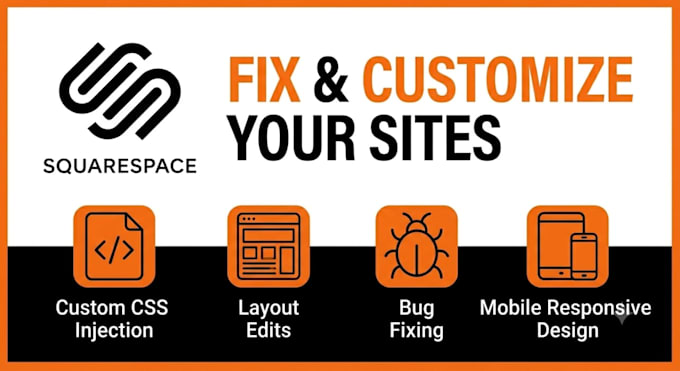 do squarespace development, edit or responsive website