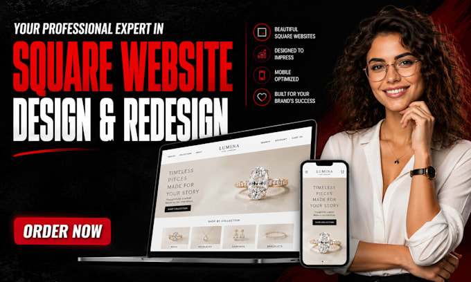 do square space website, square online store, business website
