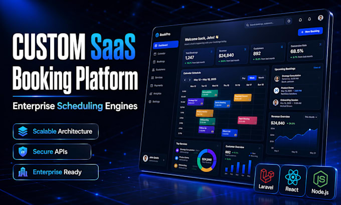 develop a custom saas appointment scheduling platform