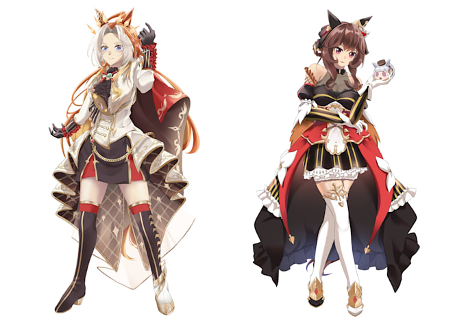 draw highquality full body character