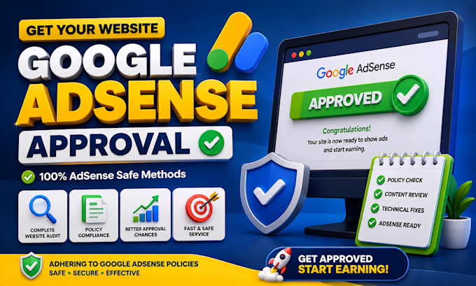 get google adsense approval content fix rejection issues setup adsense website