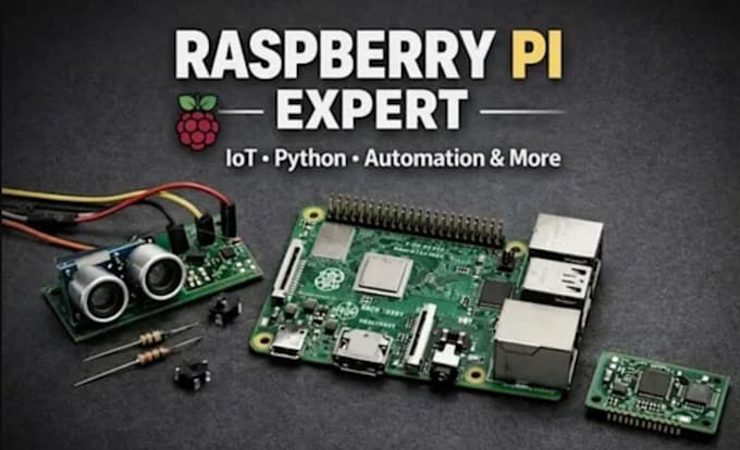 develop raspberry pi iot, automation, and smart home projects, embedded systems