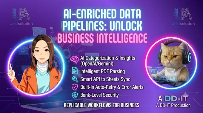 build an ai data agent and python automation pipeline for sheets