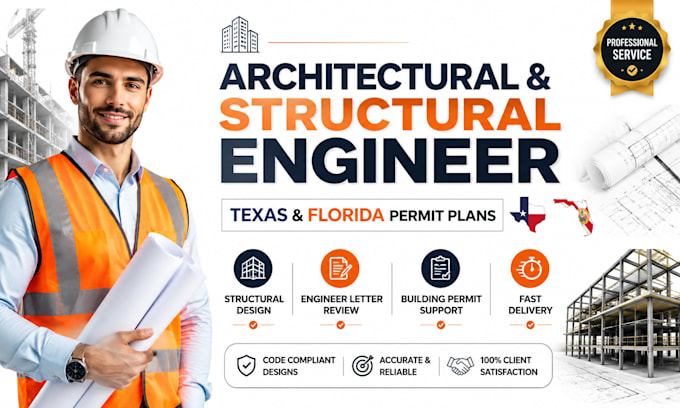 architectural engineer, structural design, in texas and florida