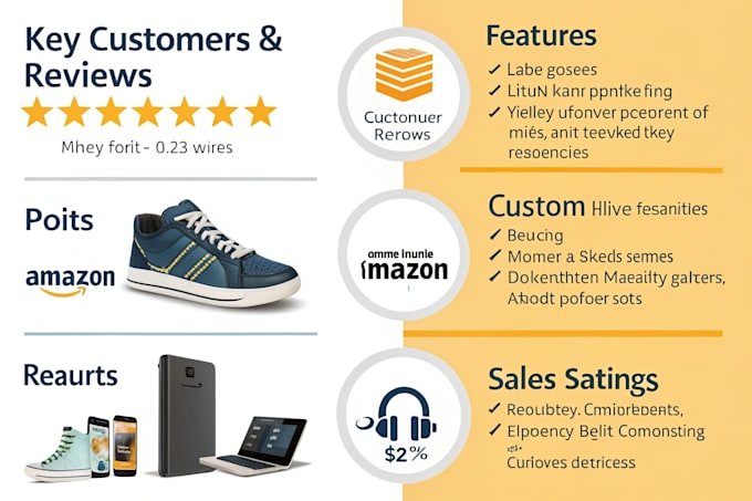 design amazon infographic and listing images