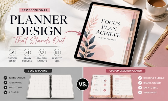 design etsy printable planner for new digital sellers