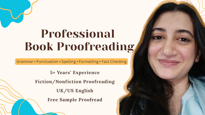 proofread your fiction and nonfiction book