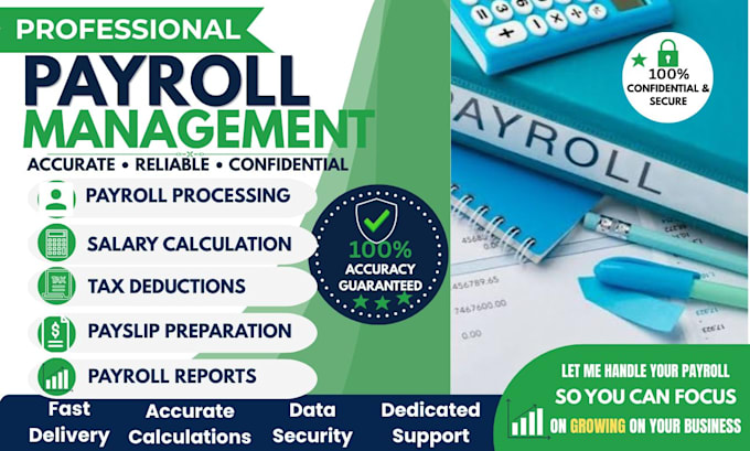 provide accurate payroll management payroll processing payslip and tax deduction