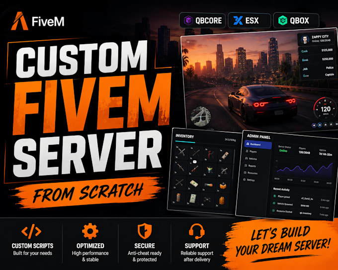 build a custom fivem server