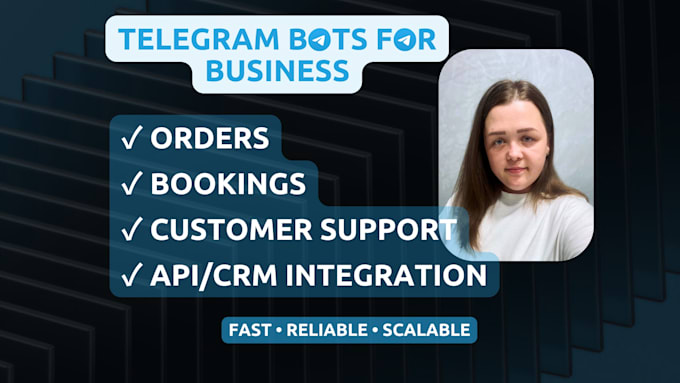 build a custom telegram bot for your business using python