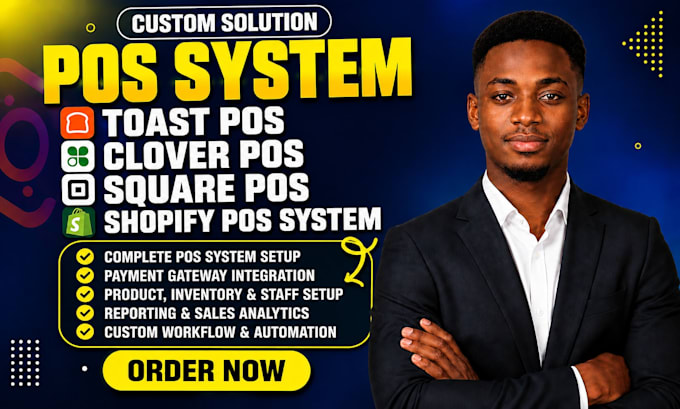 setup toast pos clover pos square pos shopify pos system