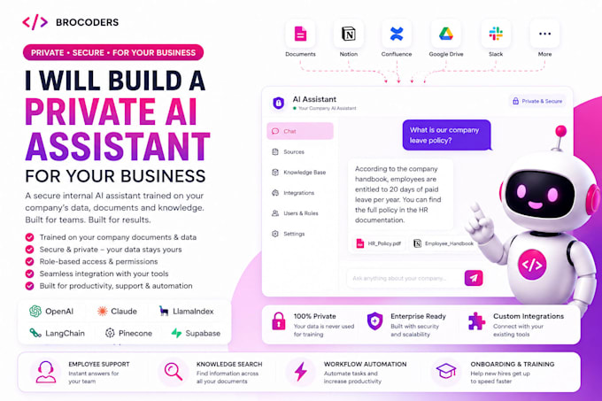 internal ai assistant trained on your company data