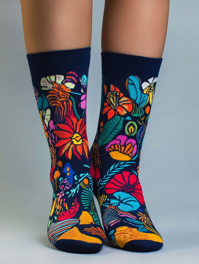 design custom and unique socks design