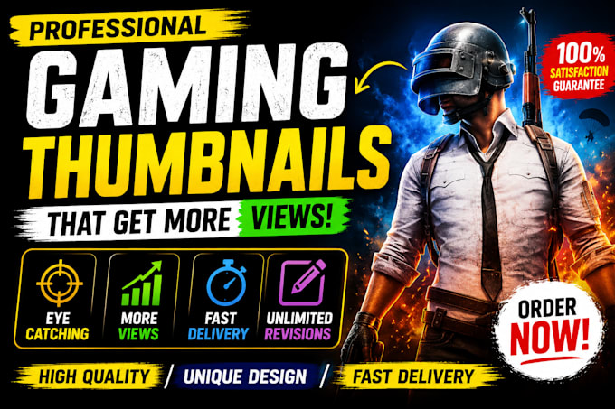 create high CTR gaming thumbnails