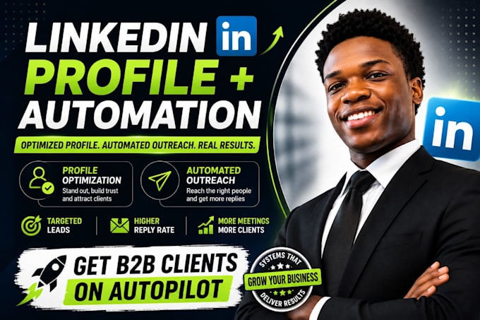 optimize your linkedin profile and set up automation for leads