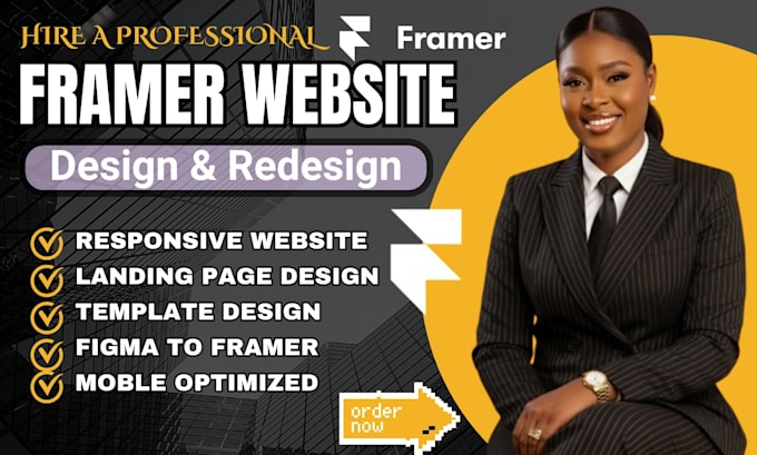 do modern framer website design, framer landing page as a framer developer